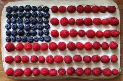 featured image: Festive for the Fourth: Healthy Flag Cake